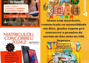 SAPEAÇU: Universidade Anhanguera lança um trio de promoções pra você ! Confira