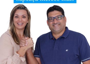 SAPEAÇU: Éder Galvão lança candidatura com Dayana como vice