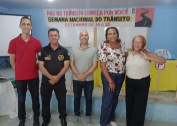 SAPEAÇU: Colégio Municipal realizou abertura da Semana Nacional do Trânsito no município