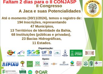 Recôncavo: Faltam 2 dias para o II Conjasp