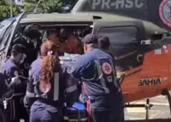 Criança sofre traumatismo craniano após coice de cavalo em Santo Amaro