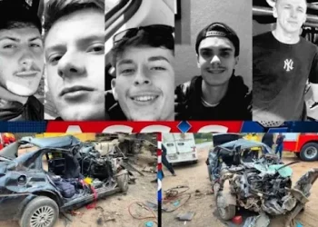 TRAGÉDIA: Cinco jovens morrem após bater carro contra caminhão