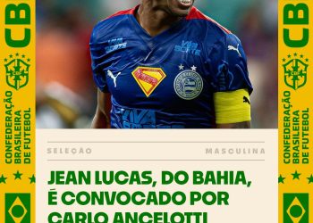 Jean Lucas, do Bahia, é convocado para a seleção brasileira no lugar de Joelinton