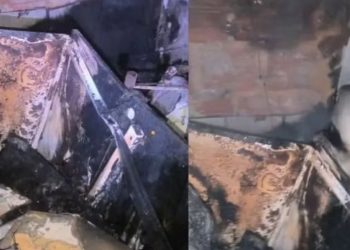 Pai e filho ficam feridos após casa pegar fogo em Pirajá