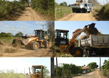 Sapeaçu: Povoado da Cajazeiras recebe serviços de melhorias nas estradas vicinais Sapeaçu: Povoado da Cajazeiras recebe serviços de melhorias nas estradas vicinais