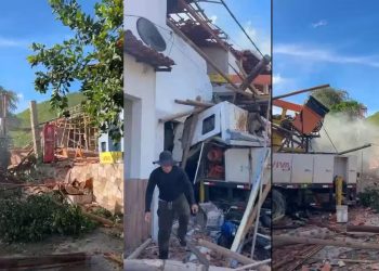 Cinco pessoas morrem após caminhão invadir imóvel na Chapada Diamantina