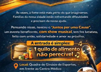 SAPEAÇU: Evento beneficente ‘Juntos por uma causa’ mobiliza a cidade e vai acontecer nesta sábado 18 de abril