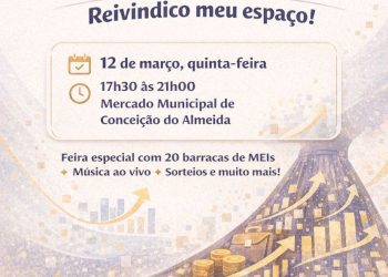 Conc. do Almeida: Feira Especial com empreendedores será nesta quinta no Mercado Municipal