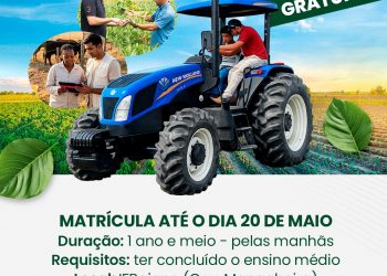 Estão abertas as inscrições para o Curso Técnico agropecuária – Veja detalhes