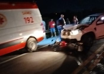 SAPEAÇU: Colisão na BR 101, na descida da Represa deixa saldo de 01 ferido