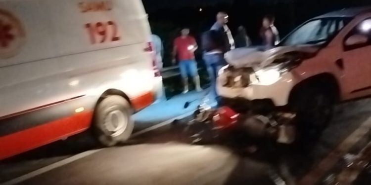 SAPEAÇU: Colisão na BR 101, na descida da Represa deixa saldo de 01 ferido
