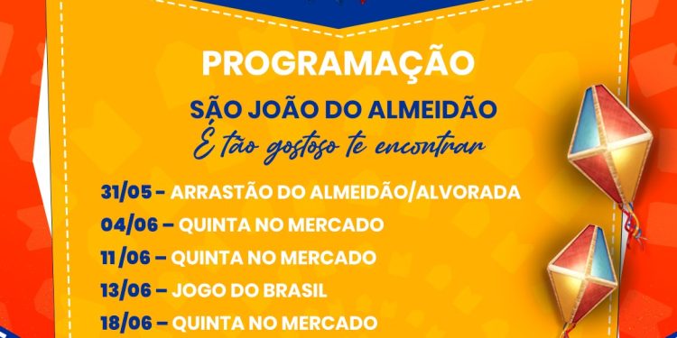 Conc. do Almeida: Prefeitura programa 30 dias de festas juninas com vasta programação para sacudir a região – Confira