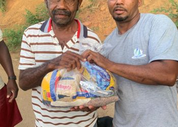 SAPEAÇU: Famílias carentes da Represa, recebem alimentos arrecadados do evento JUNTOS POR UMA CAUSA