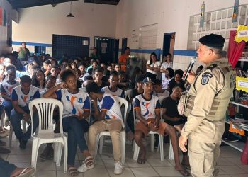 SAPEAÇU: PM realiza mais uma ação  no Colégio Jovino Lima