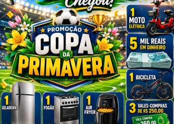 SAPEAÇU: CDL promove grande sorteio na promoção ‘COPA DA PRIMAVERA’ no comércio do município  com grandes prêmios – Confira
