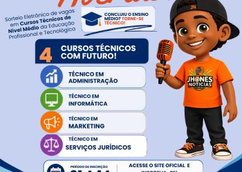 SAPEAÇU: CETEP divulga inscrições de cursos pro segundo semestre de 2026