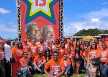 SAPEAÇU: Prefeito Ramon de Sena e comitiva participam da convenção de Jerônimo Rodrigues em Salvador