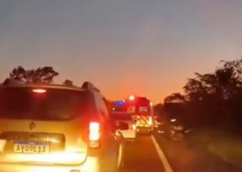 Acidente causa lentidão na BR-101, trecho de Cruz das Almas