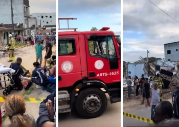 Botijão de gás explode e destrói três casas em Santo Antônio de Jesus
