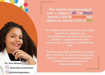 Parceria da Clinica Integrada com a Neuropsi, abre inscrições para  2ª Turma de  Acompanhante Terapêutico