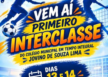 SAPEAÇU: PRIMEIRO INTERCLASSE DO COLÉGIO JOVINO LIMA COMEÇA NESTA TERÇA 13 DE OUTUBRO